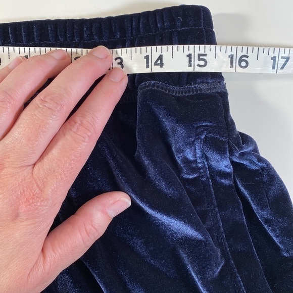 FABLETICS Daria Luxe Velour Navy Jogger Size Large - Picture 8 of 10
